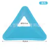 Disco Marcador Triangular, Placa Marcadora para Treinamento de Futebol, Marcador de Canto de Futebol, Obstáculo para Treinamento de Futebol, Borracha Macia, Durável e Resistente a Pisoteio