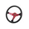 Comercio exterior transfronterizo modificación de coche universal volante de imitación de carreras material PU 14 pulgadas juego competitivo de carreras