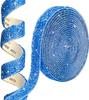 Venta caliente transfronteriza 3MM resina aleatoria Tira de Diamantes Adhesivo Hot Melt Tira de Taladro resina autoadhesiva accesorios de ropa tira de código decorativa