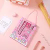 Conjunto de Papelaria Popular de Desenho Animado Transfronteiriço, Conjunto de Papelaria de Alto Valor, Conjunto de Régua e Lápis, Pequenos Brindes de Desenho Animado