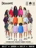 Ropa de Mujer Transfronteriza Sudadera con Capucha y Pantalones Cortos Dopamina Hot Girl Traje de Sudadera con Capucha y Pantalones Cortos de Forro Polar Americano