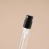 El fabricante suministra botellas dispensadoras de perfume de 1.5 ml 2 ml, botellas pequeñas con atomizador, botellas vacías de presión, botellas dispensadoras, muestras de perfume