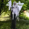 Decoración de Halloween Fantasma Colgante Especial Transfronterizo Calavera Gasa Puerta Casa Embrujada Accesorios de Terror Colgante de Fantasma