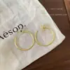 Pendiente Móvil Yizhuo Ning Mismo Aro Grande Su Pendientes Anillo Pendientes Inteligentes Pinzas para Orejas de Mujer Sin Agujeros en las Orejas Sentido Avanzado