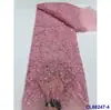 Adornos de Diamantes Grandes, Bordado Fino, Tela de Malla, Lentejuelas Pesadas, Tela de Encaje con Lentejuelas para Novia