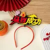 Feliz Año Nuevo 2026 Año del Caballo Sombreros Festivos, Pinzas para el Cabello, Accesorios para el Cabello, Diademas de Año Nuevo, Diademas Infantiles