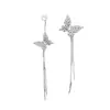 Pendientes de Lazos Microincrustados de Circonita de Venta Caliente Estilo Coreano 2026 para Mujer, Aguja de Plata S925, Pendientes de Perla de Botón de Gama Alta Nicho