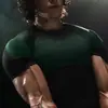 Nueva Camiseta Deportiva de Manga Corta Venom para Fitness, Running y Entrenamiento, Elástica de Moda Estampada con Cuello Redondo para Hombre, Verano, Secado Rápido