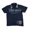 Tendencia de Moda Verano Nuevo Estilo Camisa Hawaiana Estampada de Manga Corta con Cuello Polo y Estampado de Calaveras Venta al por Mayor