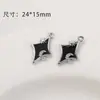 Colar Pingente Liga Borboleta Cruz Amor Y2K Garota Doce Escura Acessórios de Miçangas Feitos à Mão DIY