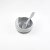Suplemento Alimentar para Bebê Tigela Caracol, Tigela com Ventosa para Bebê, Conjunto de Colheres de Silicone, Utensílios Infantis, Louças para Comer e Alimentar Venda por Atacado