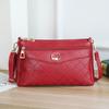 Bolsa Feminina PU Multicamadas de Grande Capacidade para Mulheres de Meia-Idade e Idosas, Bolsa Transversal e de Ombro Versátil com Design Patchwork