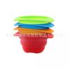 Direto da fábrica 6 polegadas tigela dobrável filtro de água tigela de silicone tigela de filtro de água de cozinha tigela de filtro de água de armazenamento dobrável
