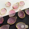 Tian ABS Bronceado Tridimensional Pétalos de Loto Adorno para el Cabello Ropa China Antigua Pasador de Pelo Pasador de Pelo DIY Accesorios para Pasador de Pelo