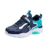 Zapatos Infantiles Transfronterizos Estilo Otoño/Invierno 2026 Superficie de Cuero Antideslizantes Zapatos Deportivos para Niños Niños Medianos y Grandes Zapatos de Correr para Niños