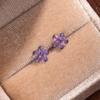 Brincos de Botão de Flor Coloridos com Gradiente Minimalista com um Estilo Florestal Sofisticado, Frescos e Fashion, Versáteis, com Agulha de Prata 925