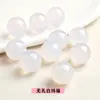Contas de Ágata Natural Meio Furo Contas Soltas Ágata Vermelha Contas Sem Furo Contas Redondas Acessórios para Joias DIY Atacado Contas Semi-Acabadas