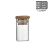 Nuevo producto: botella de control de tapa de bambú recta de 30 mm, botella vacía, botella de vidrio de borosilicato alto, botella de té, jarrón de té transparente.