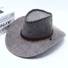 Sombrero Sombrero Vaquero Protector Solar para Exteriores Mezclilla Pesca Sombrero para Hombre Fresco para Mujer Ocio Viaje Sombrero de Paja de Verano