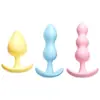 Juguetes para Jardín Trasero Unisex para Hombres y Mujeres al Aire Libre Crisantemo Jalar Cuentas Tapón Anal Masajeador Manual Sexo Adulto Juguetes Eróticos Mayoreo