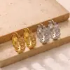 Nuevos Pendientes de Cobre Estilo Chino Moneda de Buda Moneda de los Cinco Emperadores Impresionantes con Hielo Triturado para Mujer, Nuevo Modelo Popular, Pendientes Esotéricos al por Mayor