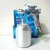 Pistola de Pintura Spray à Base de Água para Móveis de Carro de Panela Superior e Inferior W-71 Pneumática W-77 Telha de Aço Colorida Pistola de Pintura Spray de Grande Diâmetro Pequeno