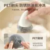 Cepillo para ollas, herramienta específica para lavar ollas y platos en la cocina, cepillo de aceite antiadherente para lavar ollas, cepillo de mango largo para limpiar grasa, bola de lana de acero