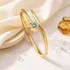 Pulseira de Aço Titânio Design de Nicho Sentido Coração Studs Cravejados com Strass Moda Estilo Ins Europeu e Americano Pulseira Feminina de Aço Inoxidável