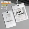 Etiqueta para Ropa Personalización Logo Sencillo Pegamento Suave PVC Etiqueta Colgante Ropa Interior para Hombre y Mujer Personalización Pequeña