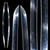 Acero T10 Cubierto de Tierra, Espada Japonesa con Filo Quemado, Hoja de Espada Desnuda, Espada Larga Samurai, Hamon Templado con Arcilla, Sin Filo