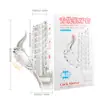 Funda Vibratoria de Cristal para Chupar Lengua con Textura de Costillas para Hombres, Funda de Cristal con Púas Ampliada y Engrosada para el Placer
