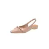 Sandalias Mary Jane de Punta Cerrada y Tacón Bajo Estilo Francés para Mujer, Nuevo Estilo Verano 2026, Elegantes y Adecuadas para Combinar con Vestidos