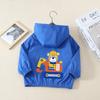 Chaqueta para Niños 2025 Nuevo Estilo para Niños Mayores, Cortavientos con Capucha para Primavera y Otoño, Top de Dibujos Animados para Primavera y Otoño