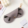 Verano Nueva Caja de Gafas Alto Valor de Color Bolsa de Cuero Cadena Portátil Viaje Gafas de Sol Gafas Bolsa de Almacenamiento Universal