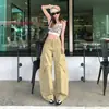 Naranja Infantil # Jeans de Pierna Ancha Holgados de Moda y Geniales para Mujer, Adelgazantes y con Caída, Pantalones Casuales y Versátiles de Largo Completo.