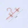 Directo de fábrica mini perchero metálico para muñecas perchero pequeño ropa para muñeca Barbie mascota linda pequeña perchero para exhibición