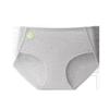 Ropa Interior de Algodón Crudo de Grado Médico Clase A para Mujer Algodón 7A Algodón de Color Entrepierna Antibacteriana Cintura Media Pieza Única Calzones Sin Costuras para Mujer