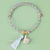 Cuerda de Colores al por Mayor Modelo Nuevo 2026 Hilo de Algodón Cuerda Roja Cuerda Trenzada Pulsera Colorida Ajustable para Adultos y Niños Pequeño Regalo