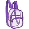 Mochila Transparente Impermeável para Campo Esportivo Europeu e Americano Bolsa de Cosméticos de Viagem Grande Capacidade Mochila Escolar para Estudante Bolsa de Cosméticos de PVC