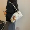 Bolso de hombro y axila casual y elegante 2026 nuevo moda coreana lunares simple gran capacidad para el día a día