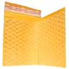 Bolsa de correo de papel kraft con burbujas al por mayor, bolsa autosellable, impermeable, a prueba de golpes, reciclable, adecuada para empaque de productos, modelo: NPZQPD-11*13+4cm