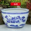 Jingdezhen Nenúfar Loto Maceta Maceta Florero Cerámica Extra Grande Exterior Plantación de Árboles Bonsái Maceta Grande Patio Tanque de Peces