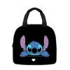 Bolsa de almuerzo Stitch de tela Oxford con dibujos animados, bolsa para conservar el calor, bolsa de aluminio para picnic, bolsa de almuerzo portátil