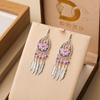 Pendientes Pequeños y Cortos de Hoja Naranja, Joyería de Margarita, Combinación Creativa, Pendientes de Estilo Festivo, Pendientes de Estilo Étnico al por Mayor