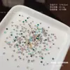 Anillos de Diamantes Brillantes de Doble Fila de Nuevo Estilo, Accesorios Pequeños Cuadrados de Diamante para Uñas, Mini Diamantes de Circonita Planos para Decoración de Uñas al por Mayor