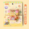 Colección de Clips para Cuaderno de Pegamento Acrílico de Bienestar, Clip de Encuadernación para Cuaderno con Forma de Corazón Girly, Clip Sellador para Snacks