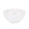 Melamina blanca tazón pequeño imitación tazón de porcelana plástico restaurante tazón para arroz sopa avena tazón sazonado para olla caliente de restaurante tazón comercial para desayuno