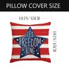 Funda de almohada del Día de la Independencia Americana transfronteriza de Amazon edición aniversario funda para cojín de sofá decoración de cabecera de cama funda de cojín