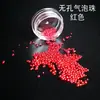 Cuentas Coloridas DIY 1-3mm Vidrio No Poroso Microcuentas Cuentas de Arroz Cuentas para Uñas Cuentas de Burbujas Relleno de Cubierta de Vidrio