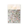 Tomoni Pegatinas para Uñas Finas y Flexibles Decoración Navideña de Gatos Dulces y Lindas Pegatinas para Uñas Materiales de Pegatinas para Decoración
